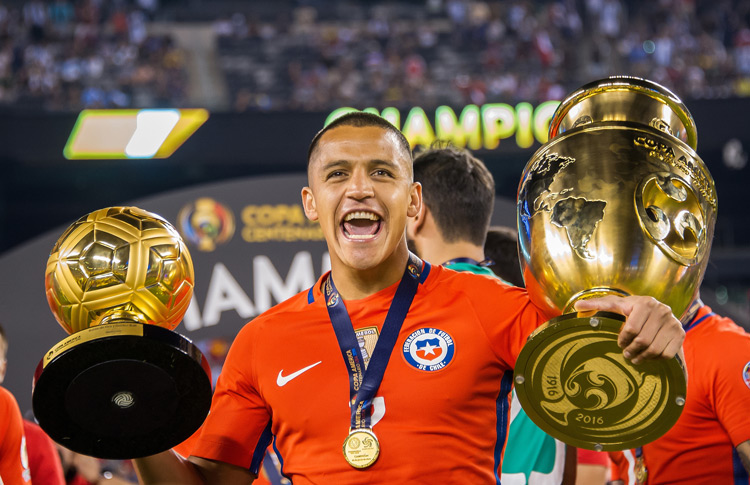 alexis sanchez 2016 chi ca