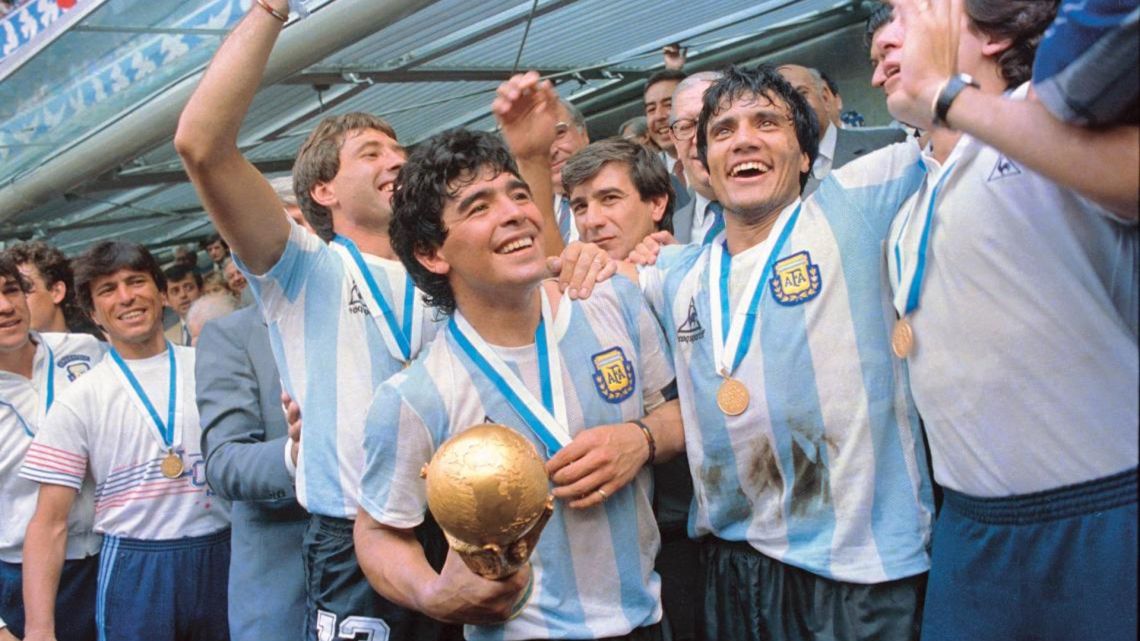 Alineación de Argentina Campeón Mundial 1986 argentina 1986 cm r7