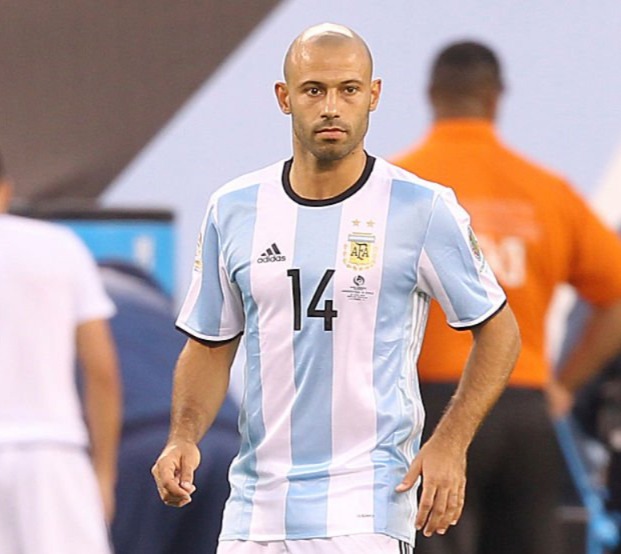 javier mascherano 2016 arg ca r
