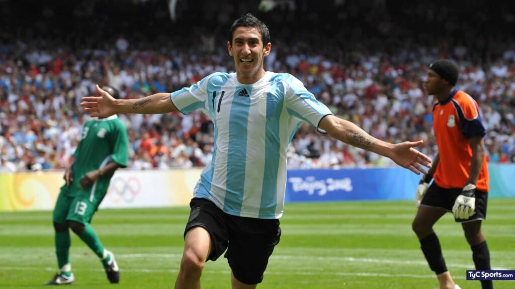 angel di maria 2008 oly