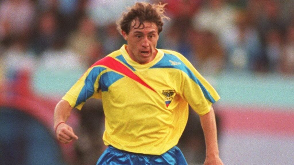 Alineación de Ecuador Semifinalista Copa América 1993 alex aguinaga 1993 ecu ca