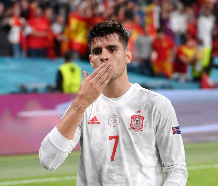 alvaro morata 2020 esp euro