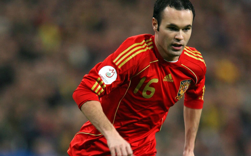 andres iniesta 2008 esp euro