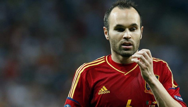 andres iniesta 2012 esp euro