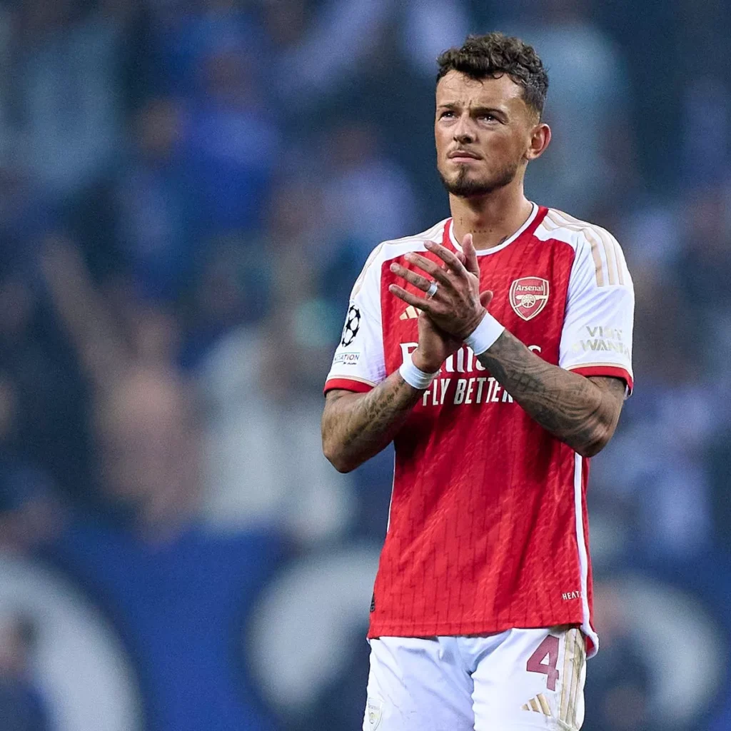 Alineación de Arsenal Champions League 2024 ben white 2024 ars ch