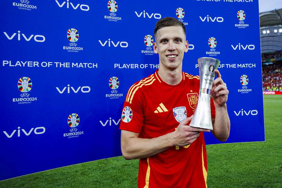 Alineación de España Campeón Eurocopa 2024 dani olmo 2024 esp euro
