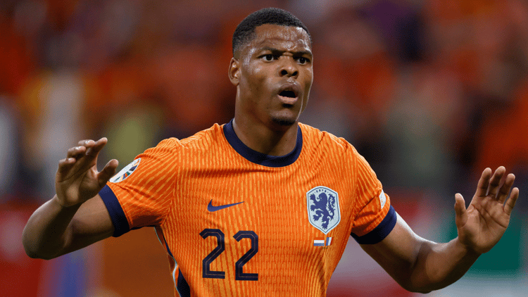 denzel dumfries 2024 hol euro