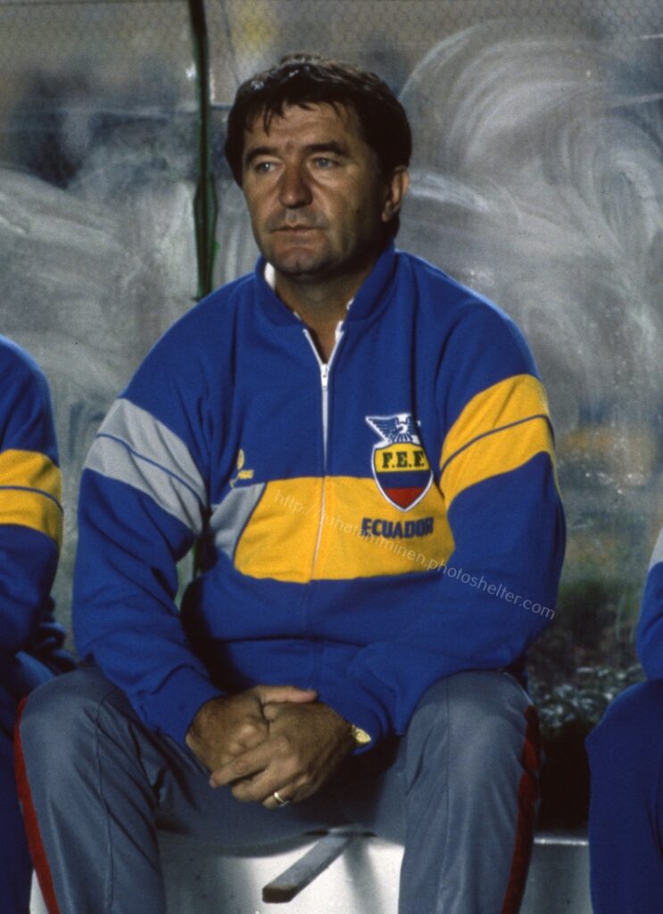 Alineación de Ecuador Semifinalista Copa América 1993 dusan draskovic 1993 ca