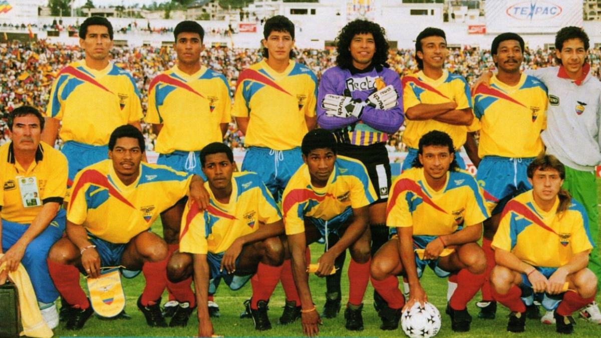 Alineación de Ecuador Semifinalista Copa América 1993 ecuador copa américa 1993