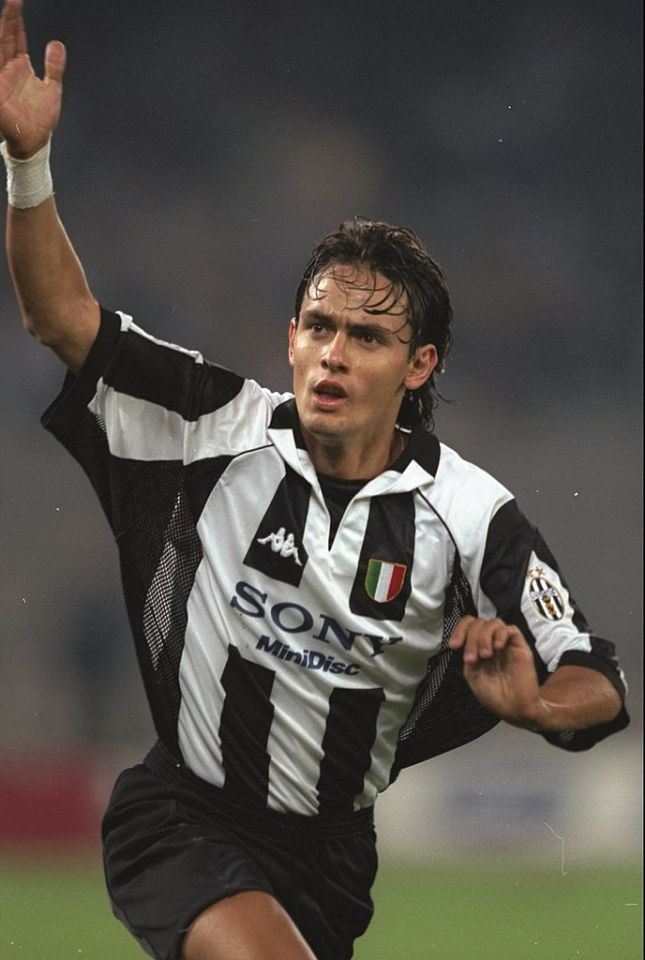 Alineación de Juventus Vicecampeón Champions League 1998 filippo inzaghi 1998 juv ch