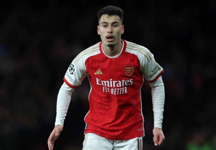 Alineación de Arsenal Champions League 2024 gabriel martinelli 2024 ars ch