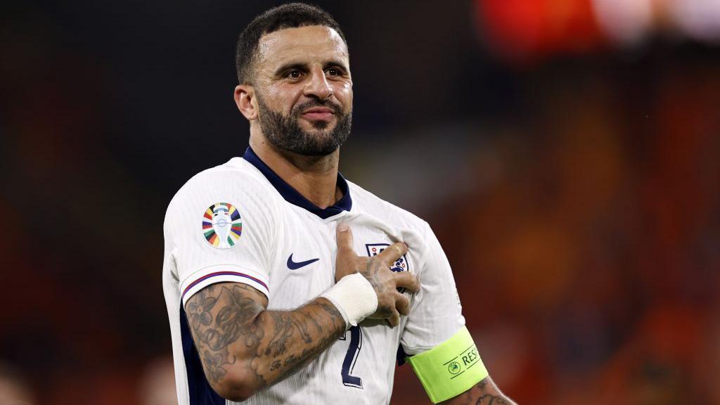 Alineación de Inglaterra Vicecampeón Eurocopa 2024 kyle walker 2024 esp euro