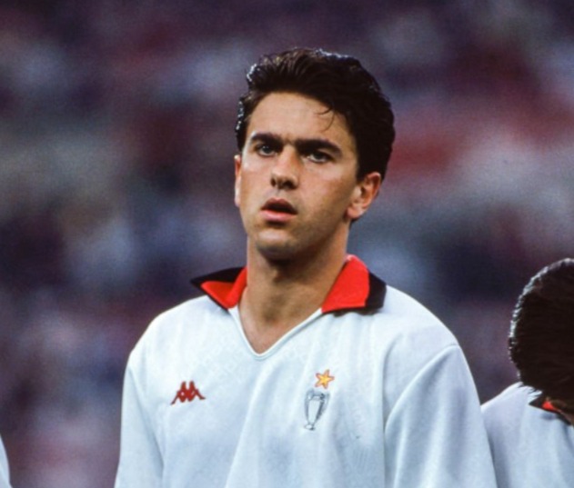 Alineación de Milan Campeón Copa de Campeones de Europa 1990 alessandro costacurta 1990 mil ch re