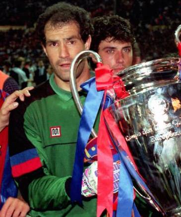 Alineación de Barcelona Campeón Copa de Campeones de Europa 1992 andoni zubizarreta 1992 bar ch r