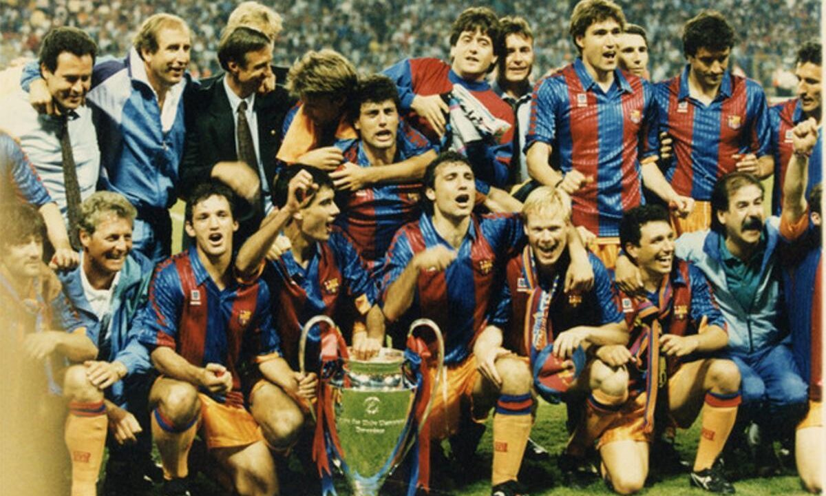 Alineación de Barcelona Campeón Copa de Campeones de Europa 1992