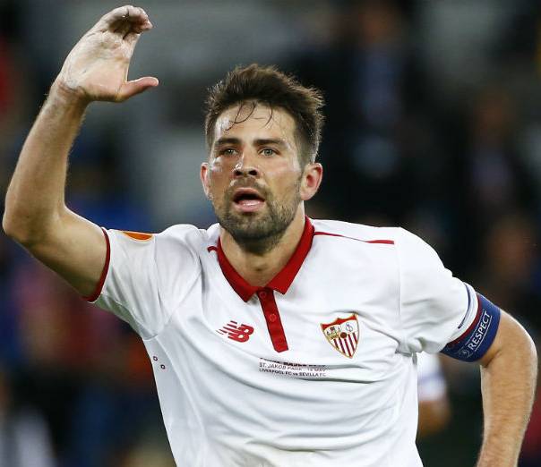 Alineación de Sevilla Campeón Europa League 2016 coke andujar 2016 sev eul r