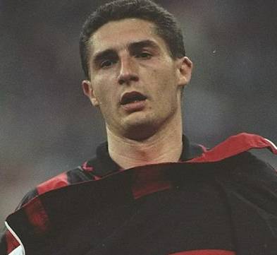 Alineación de Milan Campeón Copa de Campeones de Europa 1990 daniele massaro 1990 mil ch r