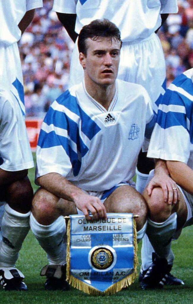 Alineación de Olympique de Marsella Campeón Champions League 1993 didier deschamps 1993 mar ch r
