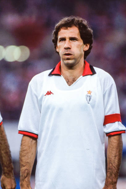 Alineación de Milan Campeón Copa de Campeones de Europa 1990 franco baresi 1990 mil ch r