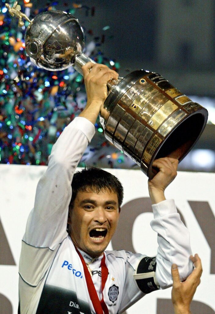 Alineación de Olimpia Campeón Copa Libertadores 2002 julio césar enciso 2002 oli cl