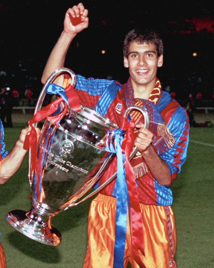 Alineación de Barcelona Campeón Copa de Campeones de Europa 1992 pep guardiola 1992 bar ch