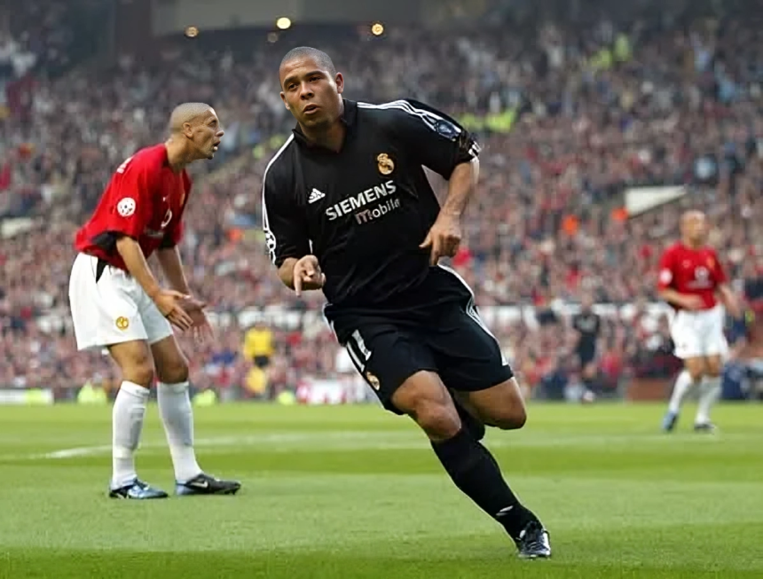 Alineación de Real Madrid Semifinalista Champions League 2003 ronaldo nazario 2003 rm ch r