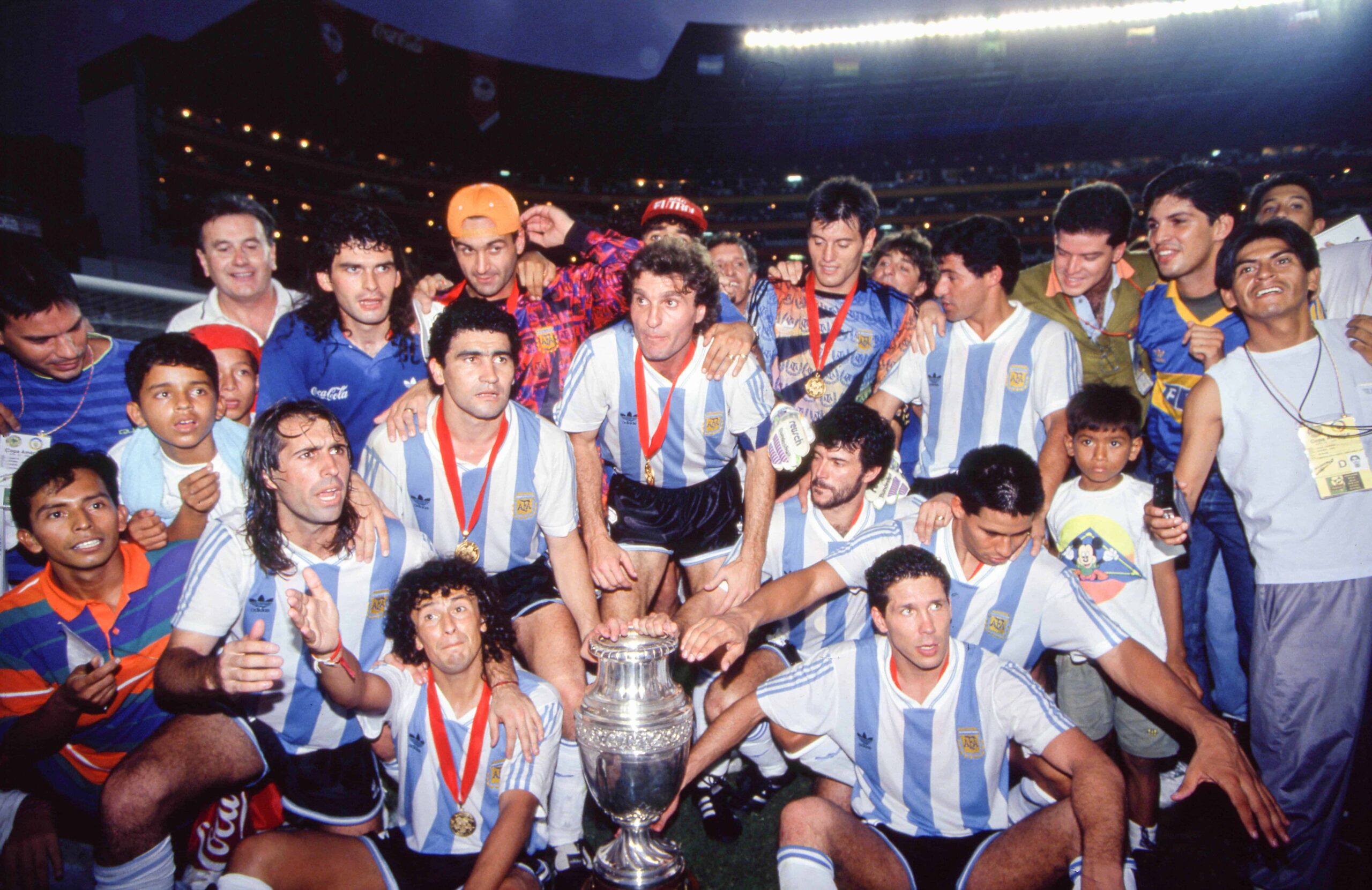 Alineación de Argentina Campeón Copa América 1993 argentina 1993 ca