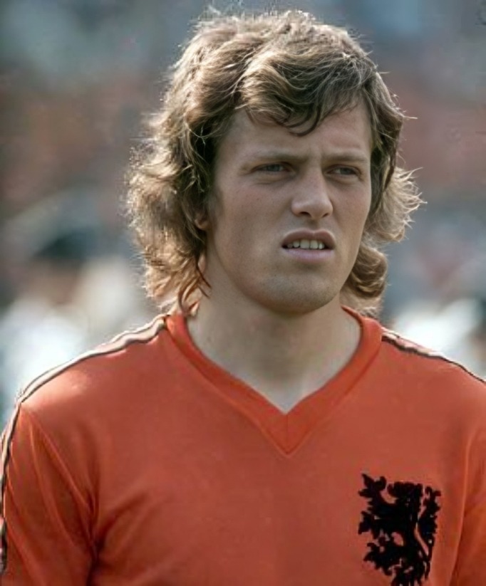 Alineación de Holanda Vicecampeón Mundial 1974 arie haan 1974 hol cm r