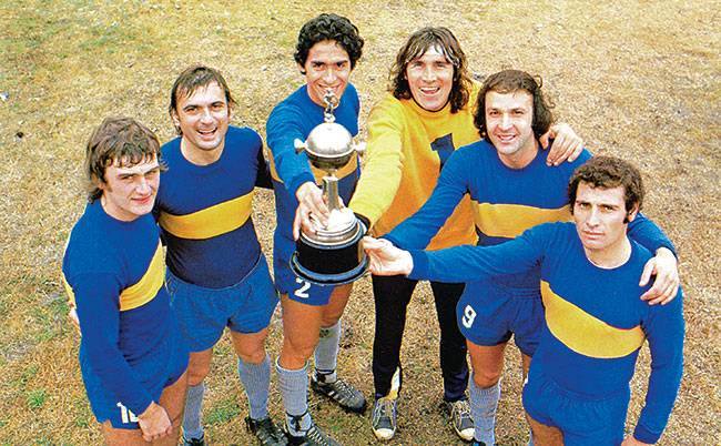 Alineación de Boca Juniors Campeón Copa Libertadores 1977 boca juniros 1977 cl