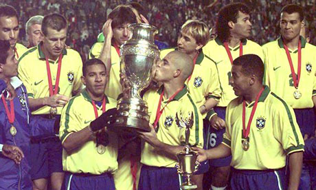 Alineación de Brasil Campeón Copa América 1997 brasil 1997 ca r