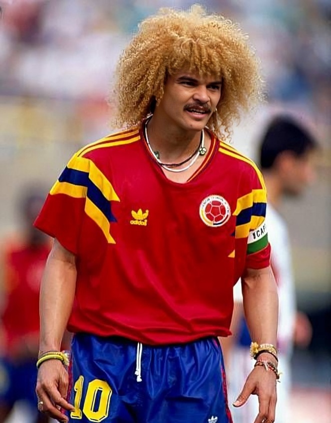 Alineación de Colombia Mundial 1990 carlos valderrama 1990 col cm r