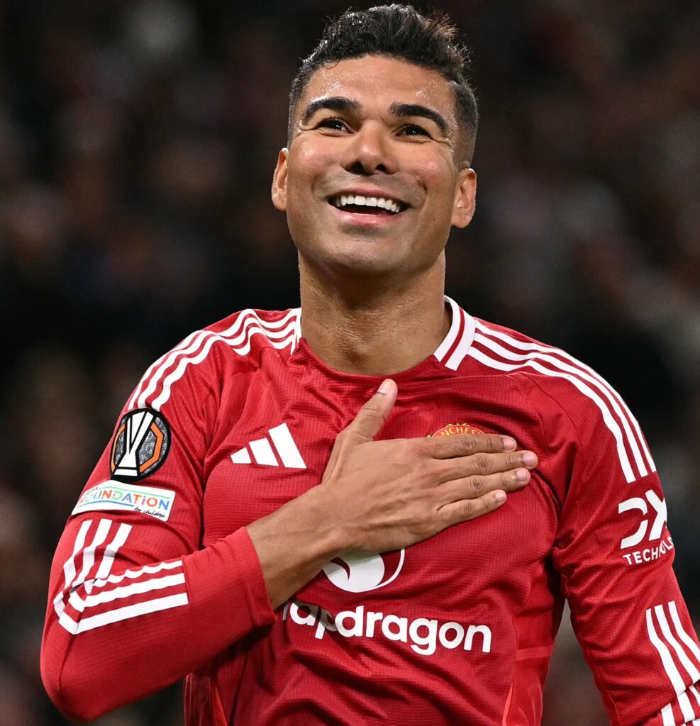 Alineación de Manchester United Vicecampeón Europa League 2025 casemiro 2025 mu eul r