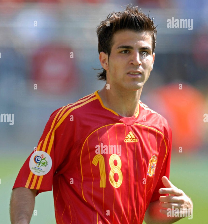 Alineación de España Mundial 2006 cesc fabregas 2006 esp cm r
