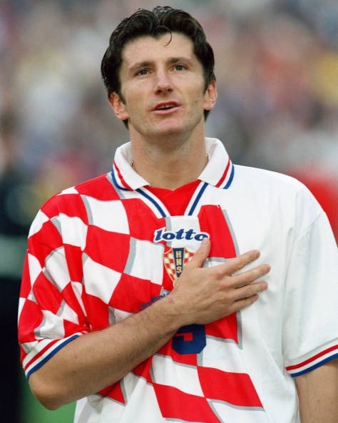 Alineación de Croacia Tercer Lugar Mundial 1998 davor suker 1998 cro cm r
