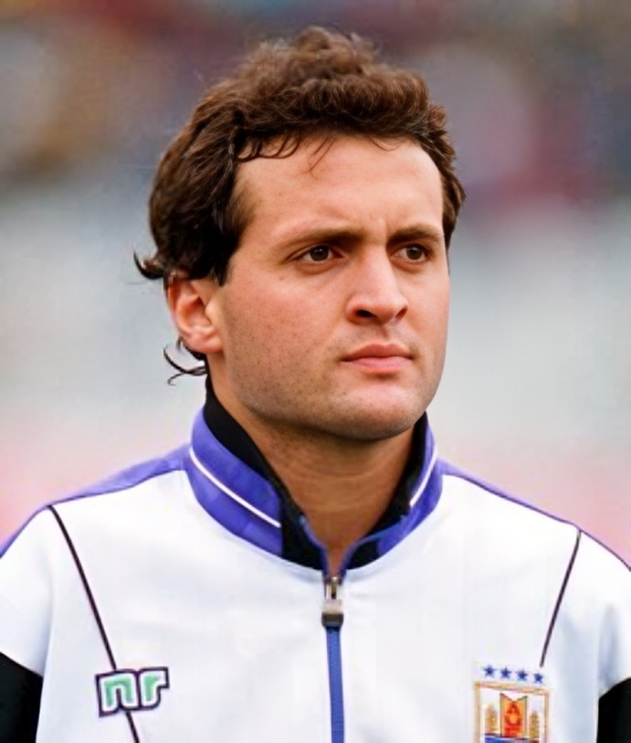 Alineación de Uruguay Campeón Copa América 1995 diego dorta 1995 uru ca r