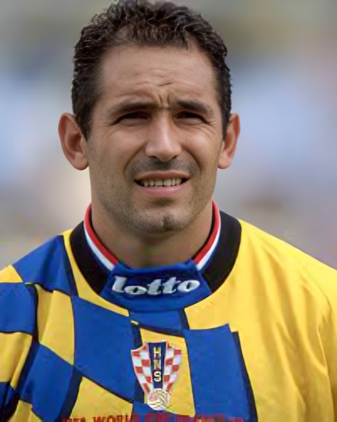 Alineación de Croacia Tercer Lugar Mundial 1998 drazen ladic 1998 cro cm r