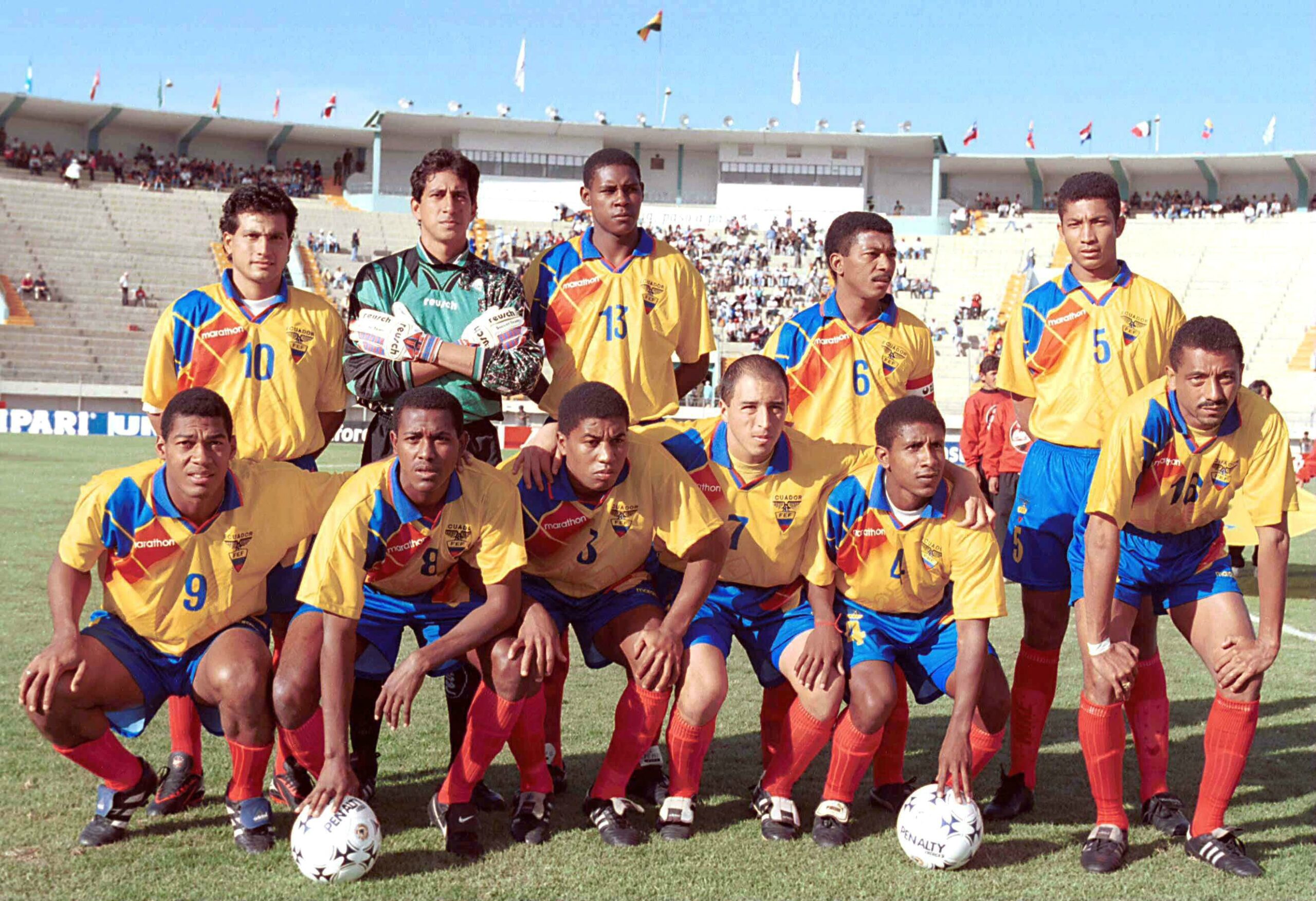 Alineación de Ecuador Copa América 1997 ecuador copa américa 1997