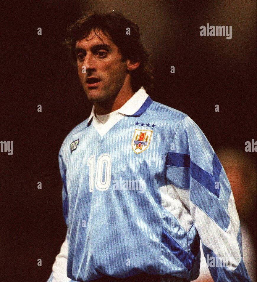 Alineación de Uruguay Campeón Copa América 1995 enzo francescoli 1995 uru ca r