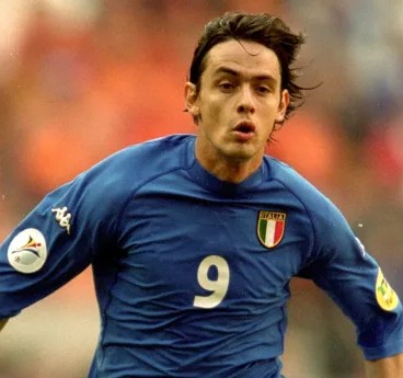 Alineación de Italia Vicecampeón Eurocopa 2000 filippo inzaghi 2000 ita euro r