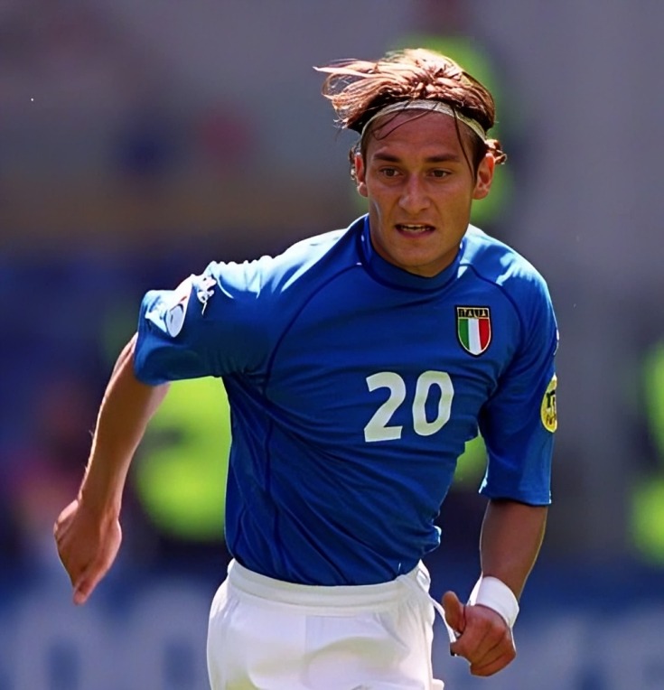 Alineación de Italia Vicecampeón Eurocopa 2000 francesco totti 2000 ita euro r