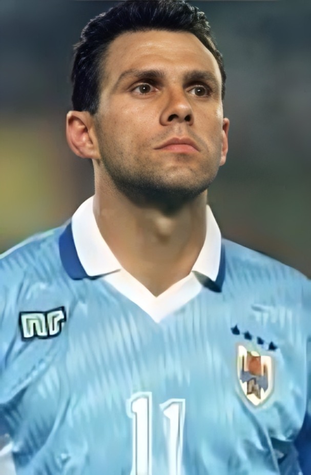 Alineación de Uruguay Campeón Copa América 1995 gustavo poyet 1995 uru ca r