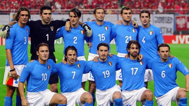 Alineación de Italia Mundial 2002 italia 2002 cm r