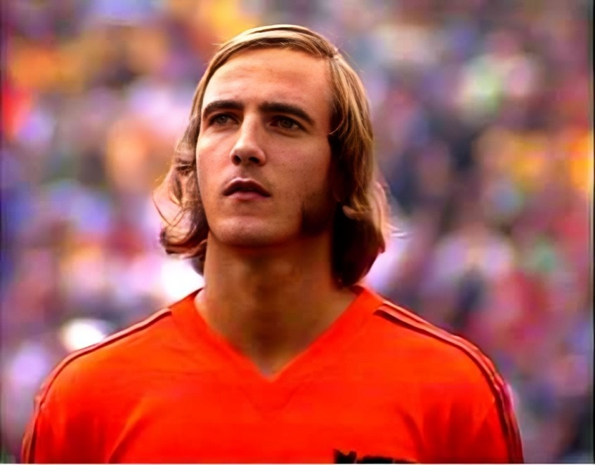 Alineación de Holanda Vicecampeón Mundial 1974 johan neeskens 1974 hol cm r