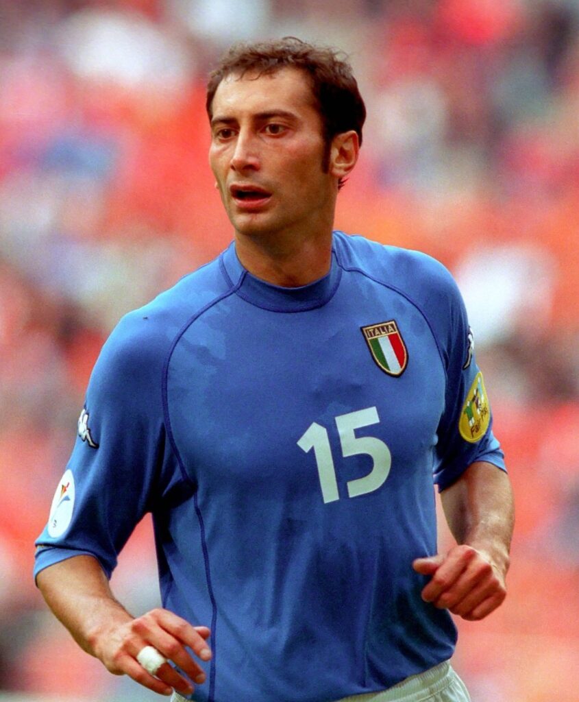 Alineación de Italia Vicecampeón Eurocopa 2000 mark iuliano 2000 ita euro r