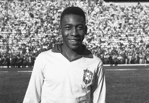 Alineación de Brasil Campeón Mundial 1958 pele 1958 bra cm