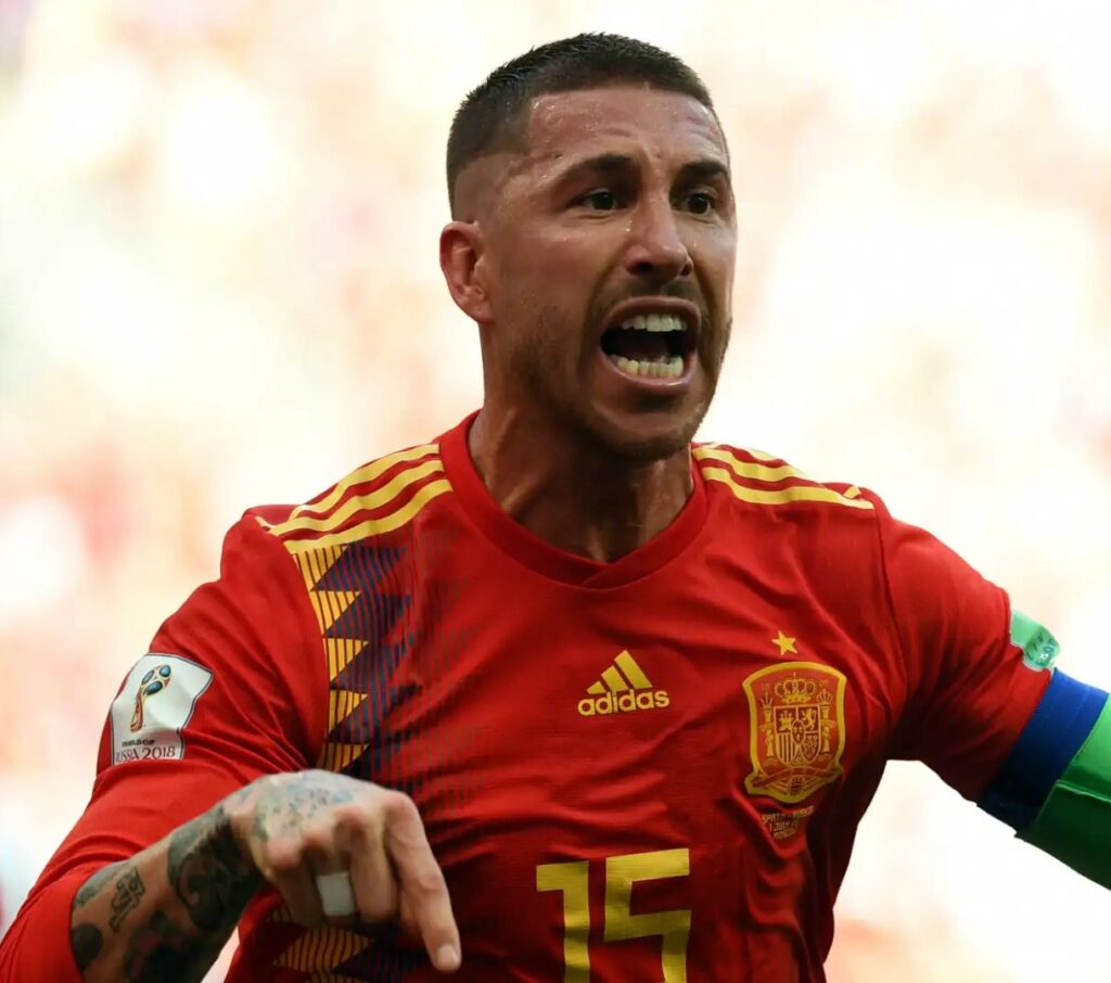 Alineación de España Mundial 2018 sergio ramos 2018 esp cm r