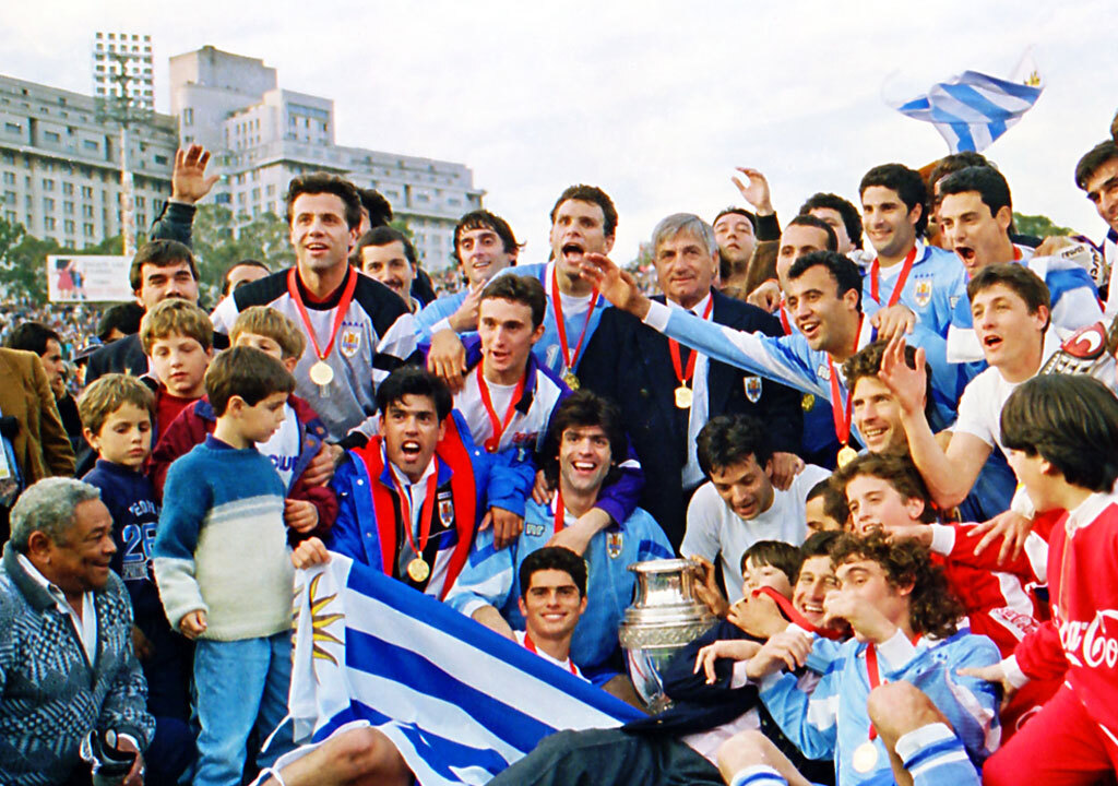 Alineación de Uruguay Campeón Copa América 1995 uruguay 1995 ca r