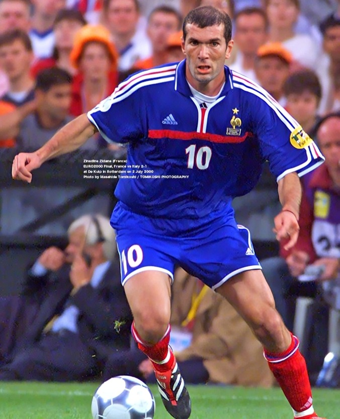 zinedine zidane 2000 fra euro r
