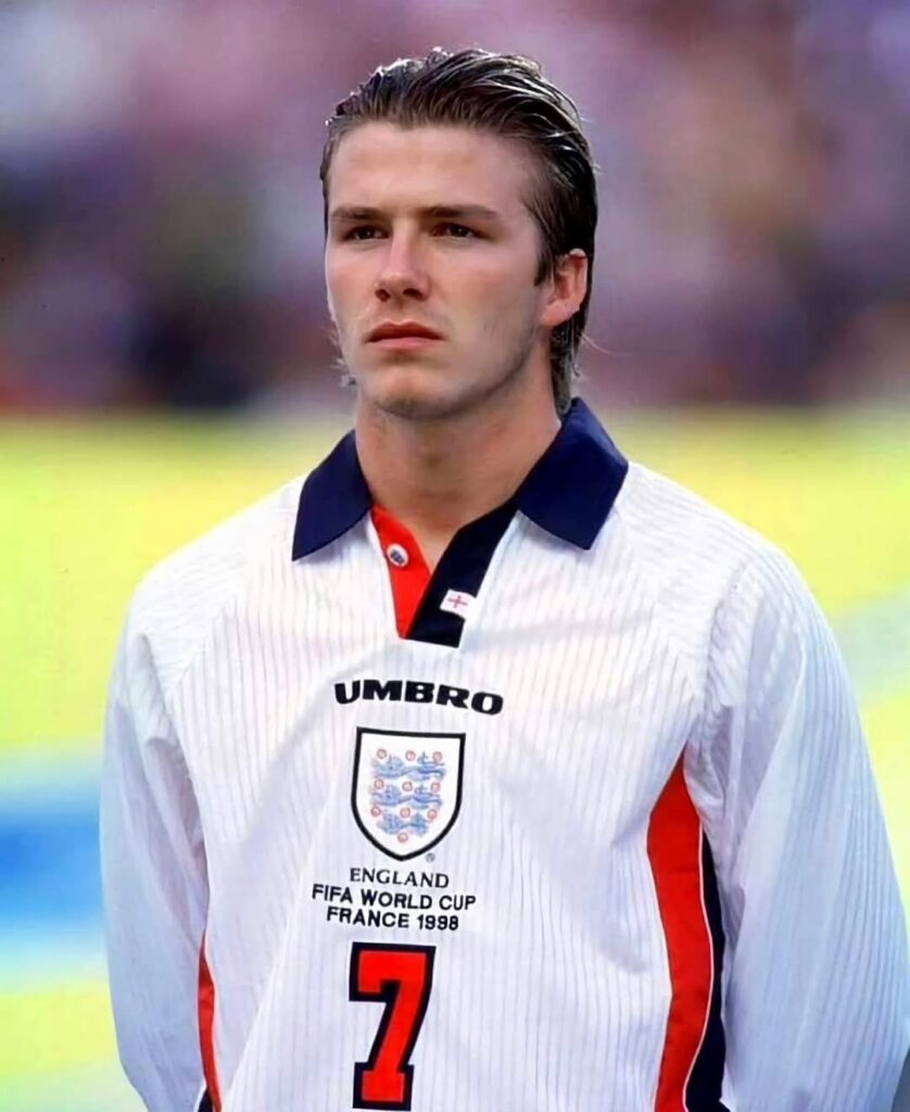 Alineación de Inglaterra Mundial 1998 david beckham 1998 ing cm