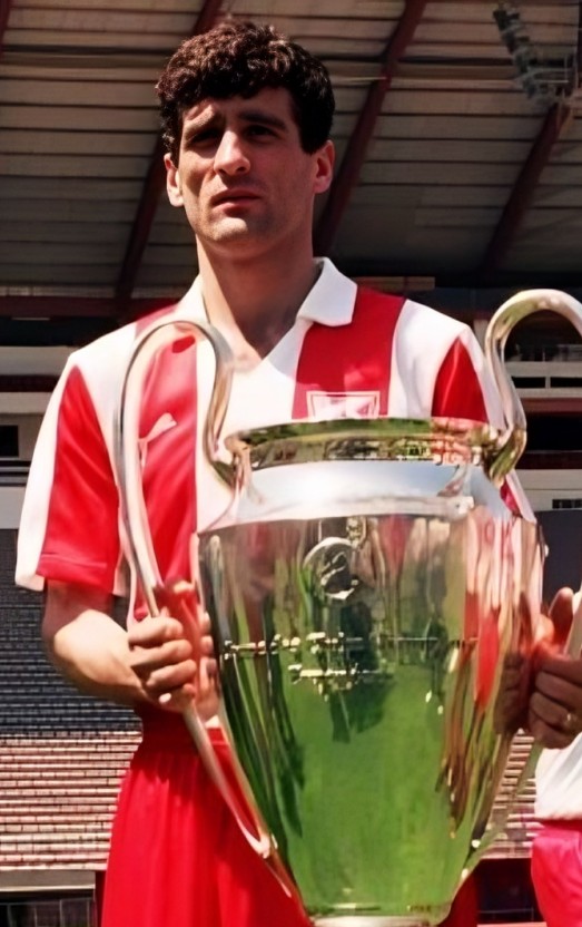 Alineación de Estrella Roja Campeón Copa de Campeones de Europa 1991 dusko radinovic 1991 est ch